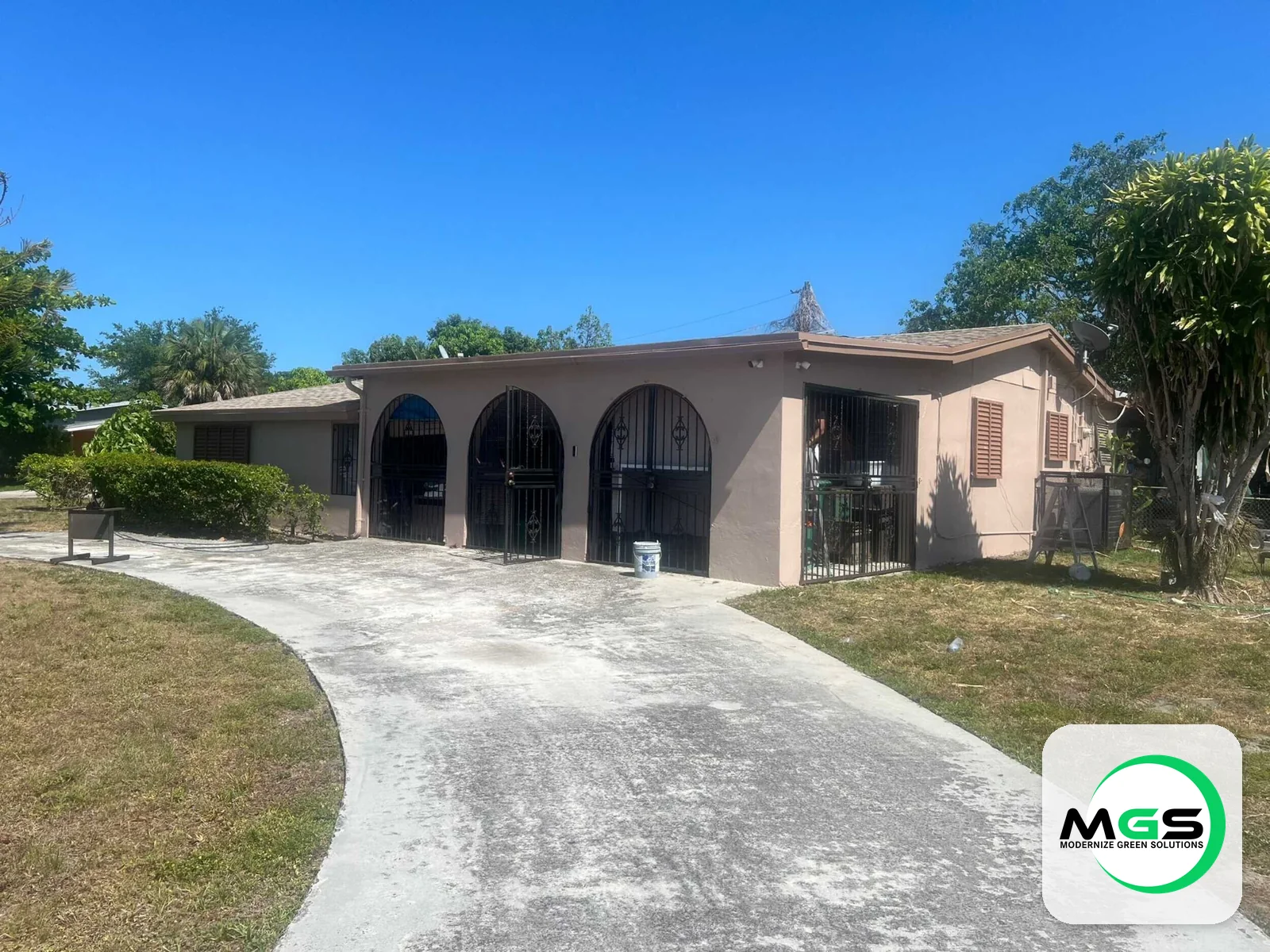 Exterior paint project by Modernize Green Solutions