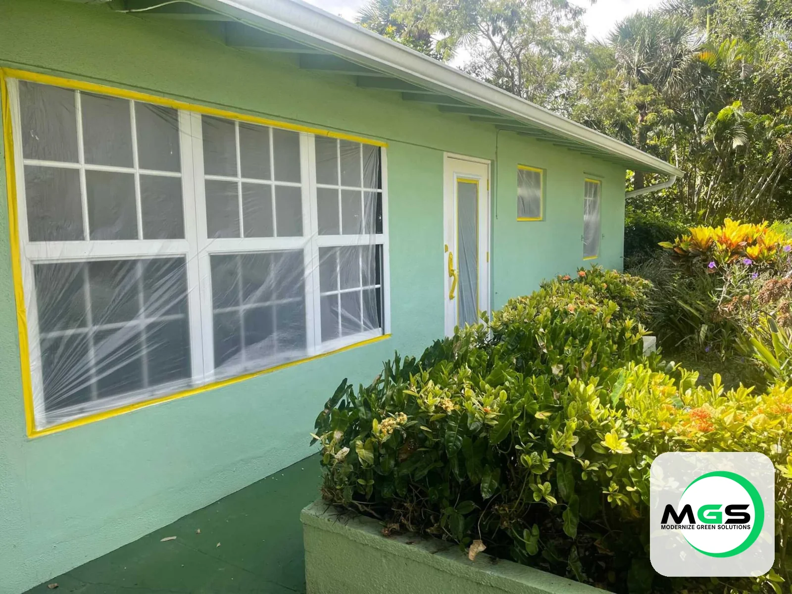Fresh exterior paint by Modernize Green Solutions