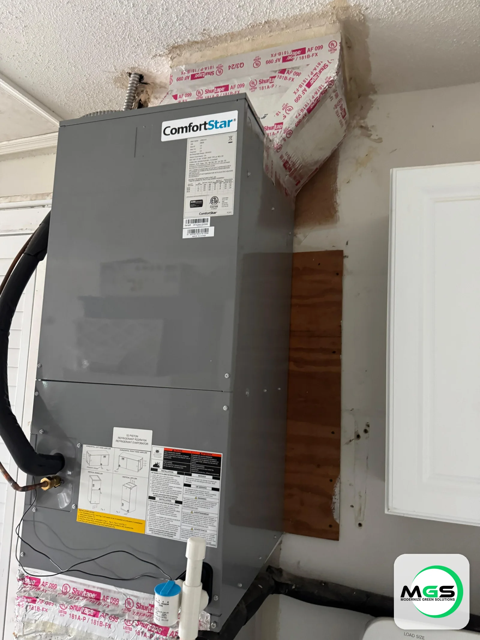 HVAC air handler unit by Modernize Green Solutions