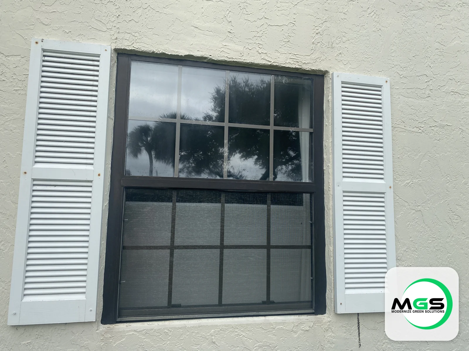 Single-hung impact window by Modernize Green Solutions
