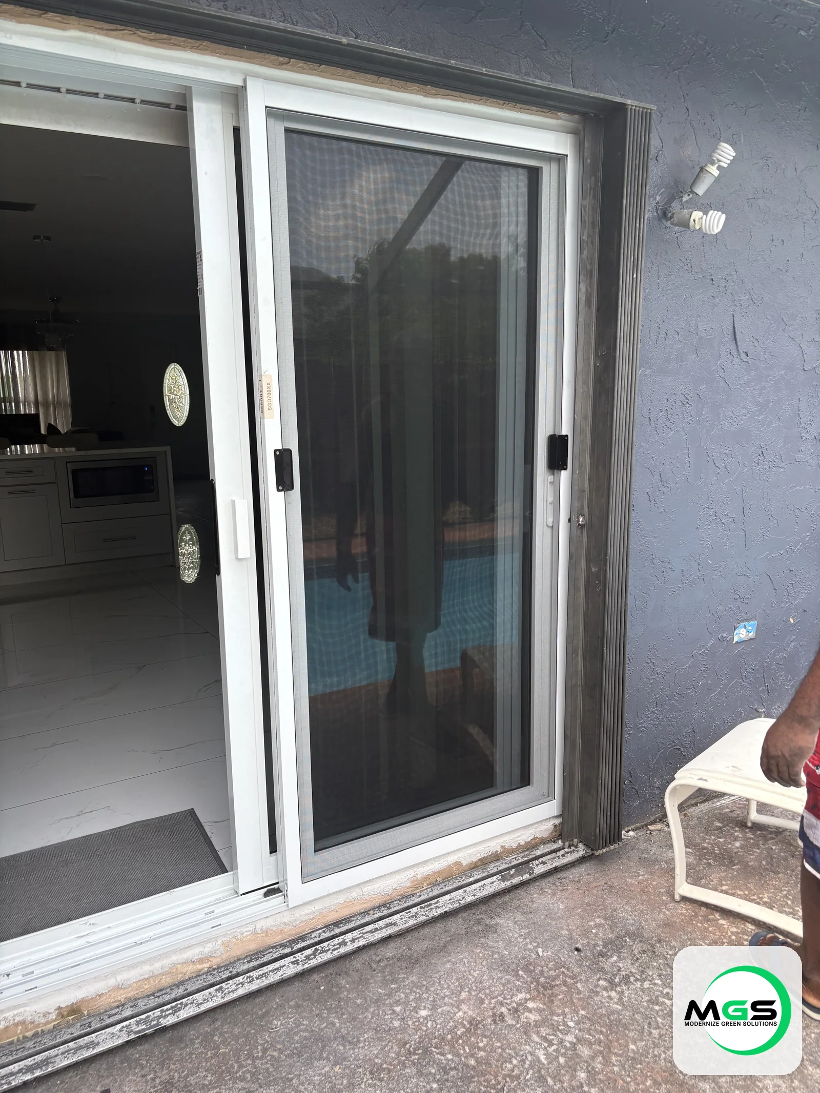Sliding glass door by Modernize Green Solutions in South Florida